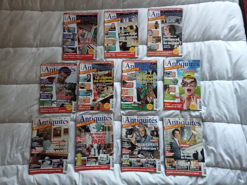 133 anciennes revues antiquit&eacute; brocante
ann&eacute;e de 2001 &agrave; 2012 Livres et BD