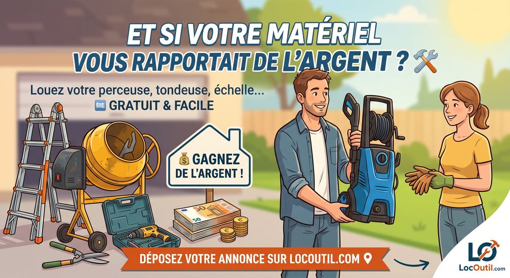   Louez votre matériel entre particuliers avec LocOutil.com 