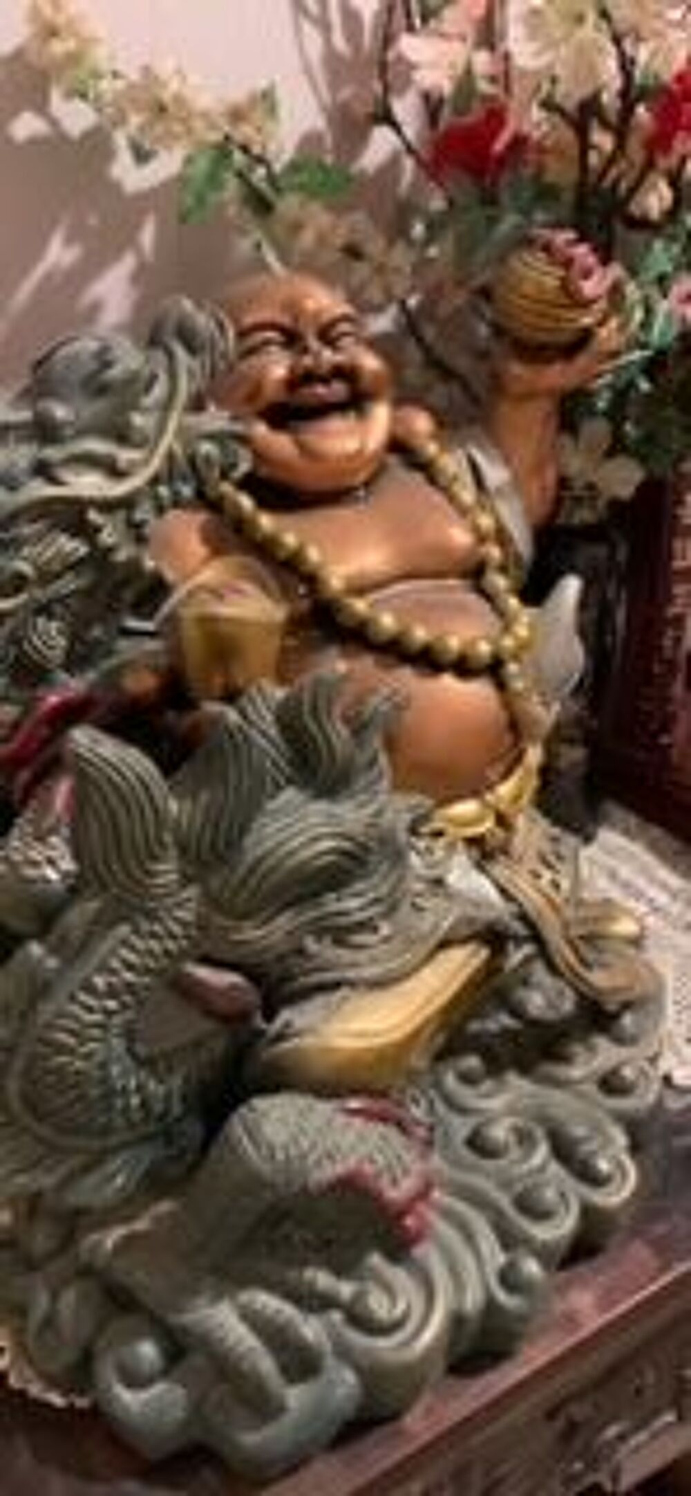 Bouddha et dragon Décoration