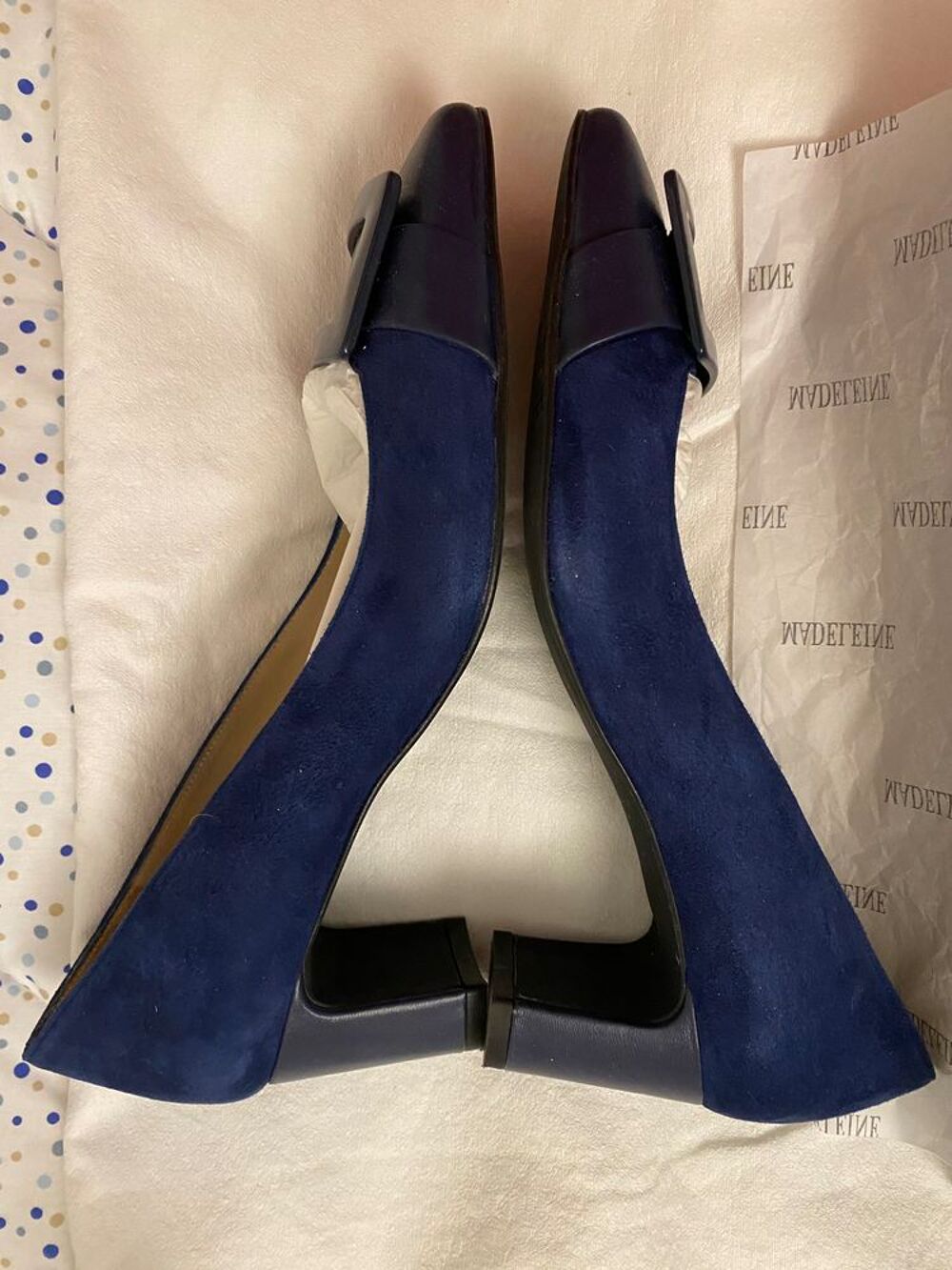 MOCASSIN de Printemps "&nbsp;MADELEINE&nbsp;" Femme T39 Marine 
Chaussures