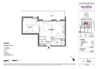  Appartement � vendre 2 pi�ces 42 m�