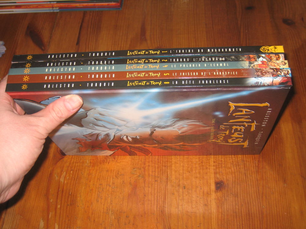 lot 5 bd LANFEUST de TROY 1+2+4+5+8 SOLEIL Livres et BD