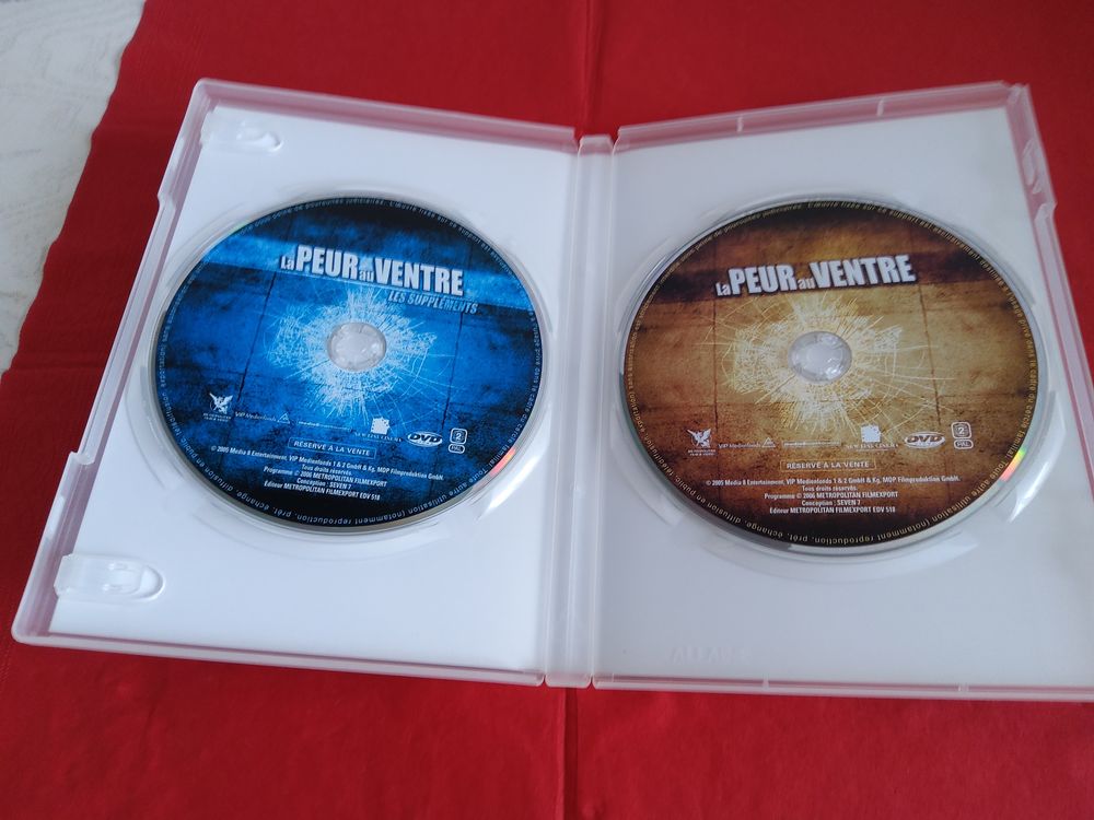 DOUBLE DVD film "LA PEUR AU VENTRE" DVD et blu-ray