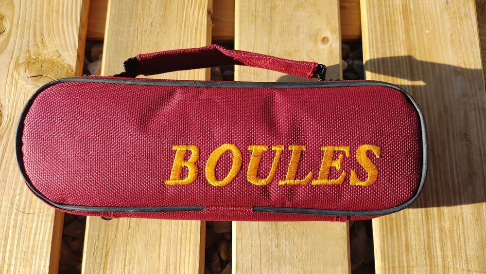 Set de P&eacute;tanque 6 Pi&egrave;ces Sacoche Rouge, Cochonnet &amp; Mesureur Sports