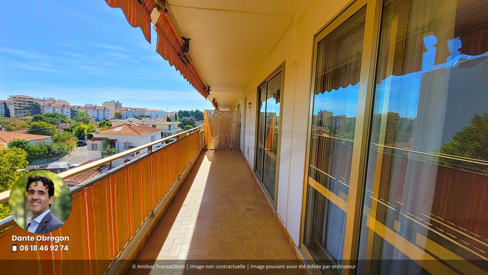Vente Appartement Beau 4 pièces avec 2 balcons, garage, parking et cave, proche centre-ville d'Antibes Antibes