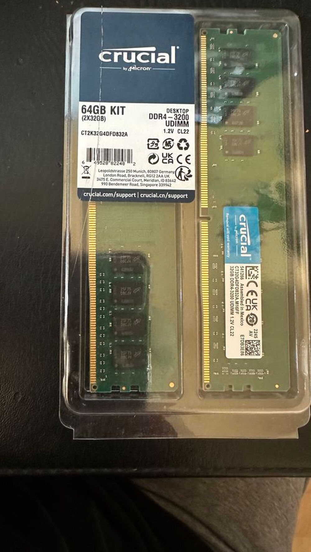 DDR4 64 GB Matériel informatique