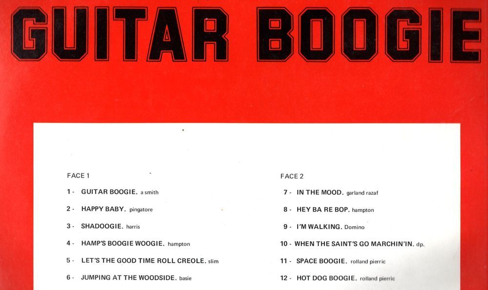 Vinyl 33 tours "GUITAR BOOGIE" CD et vinyles