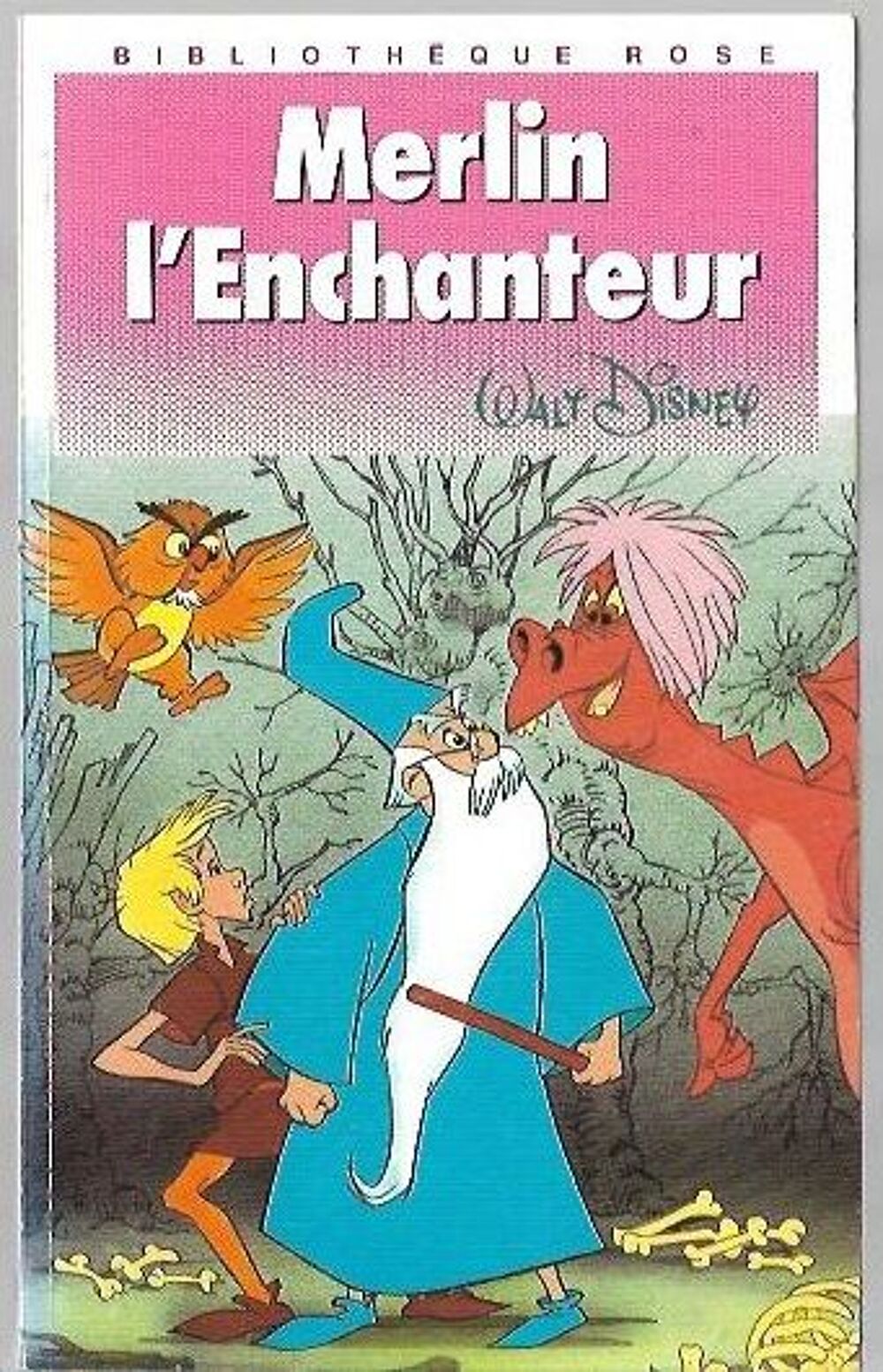 bibliotheque rose - merlin l'enchanteur - 1989 Livres et BD