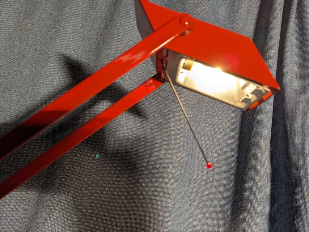 Lampe d'architecte TIZIO ROSSO design Richard SAPPER pour AR Décoration