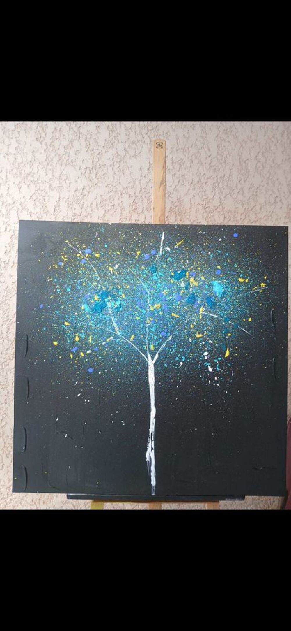 tableau abstrait arbre Décoration