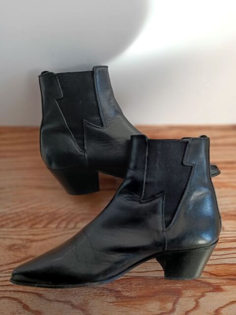 Boots chelsea en cuir noir ASOS pointure 39 39 Barberaz (73)