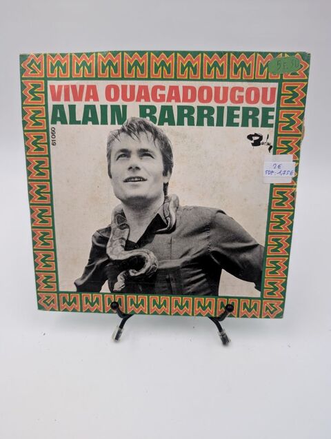 Vinyle 45 tours Alain Barriere : Viva Ouagadougou  2 Vulbens (74)