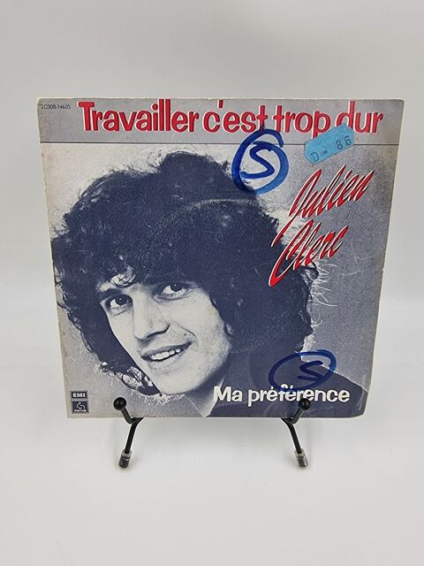 Vinyle 45 tours Julien Clerc : Travailler c'est trop Dur  1 Vulbens (74)