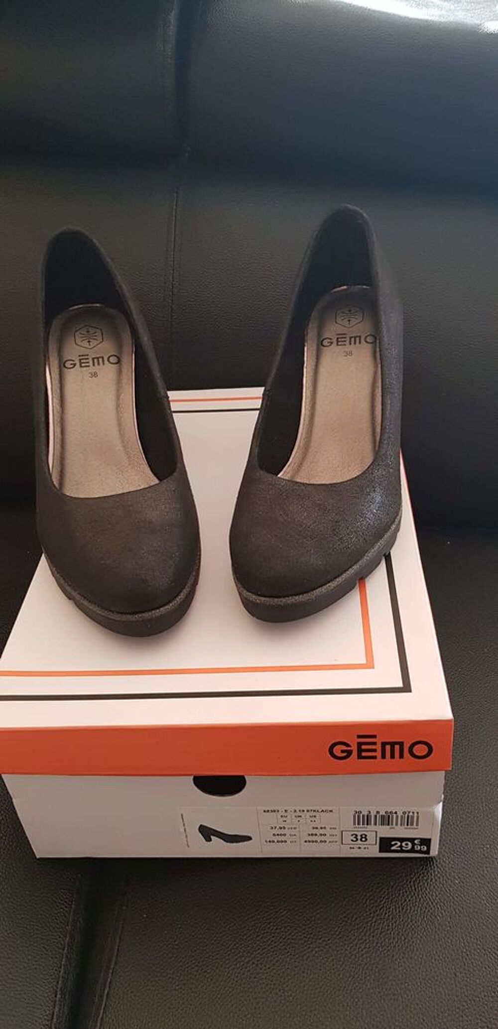 talon noir Chaussures