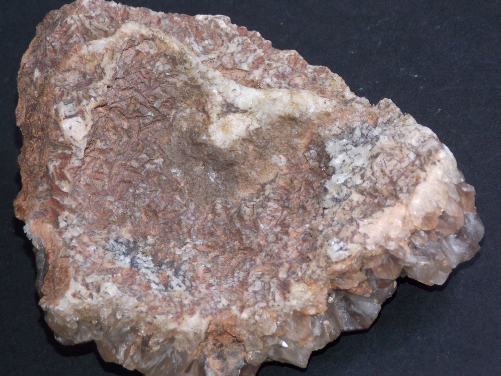 Quartz fum&eacute; + H&eacute;matite Rombach-Le-Franc Alsace 983gr 