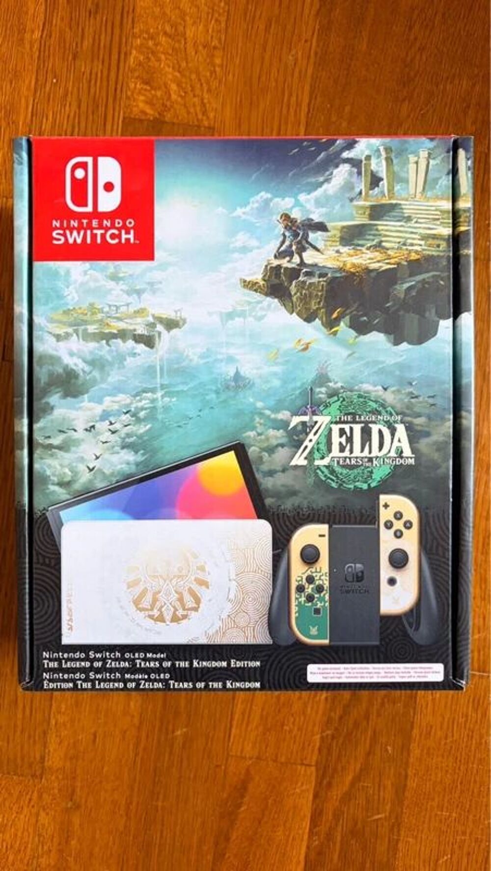 Nintendo Switch OLED &Eacute;dition Tears Of The Kingdom Zelda Consoles et jeux vidéos