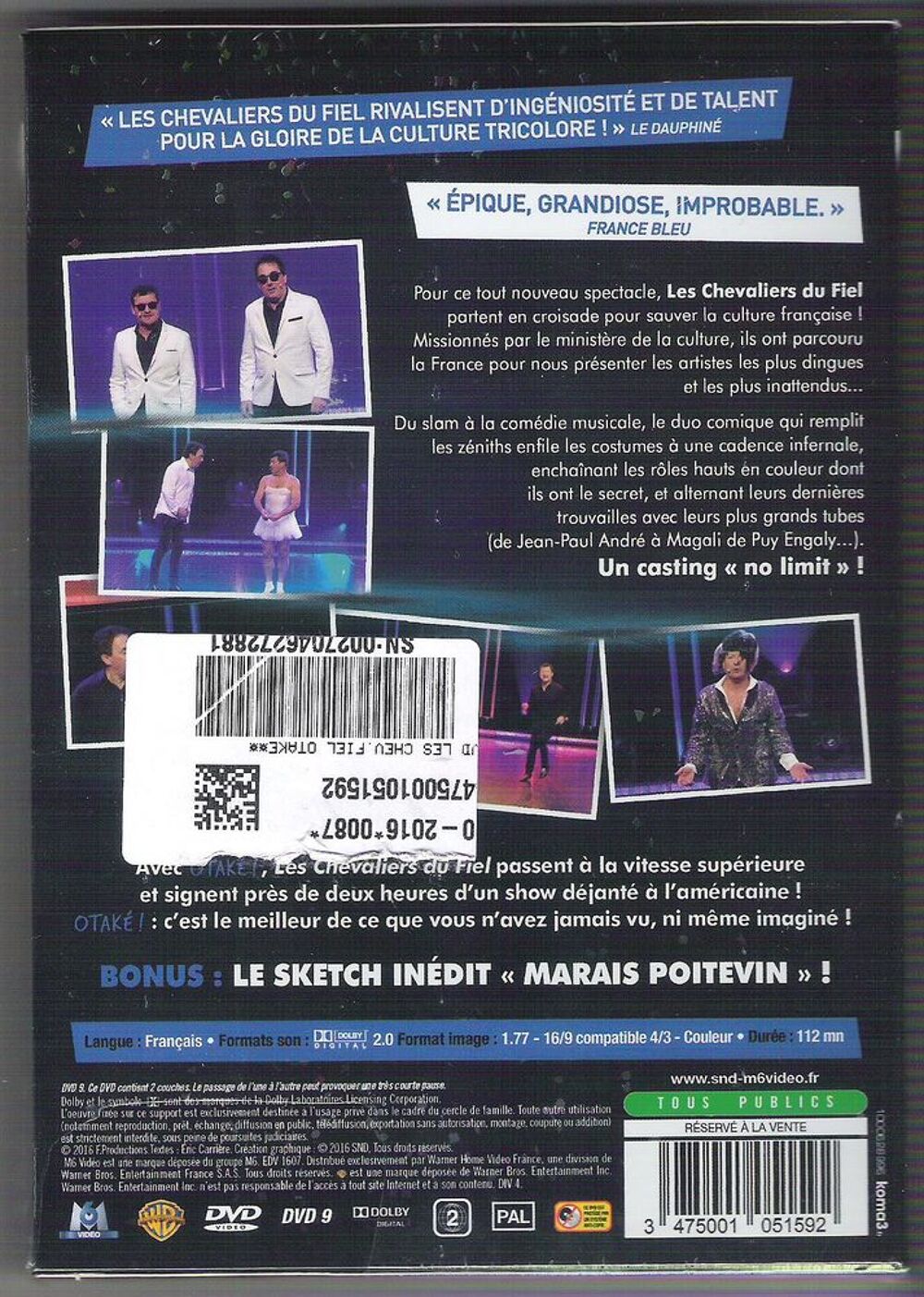 Les Chevaliers du Fiel "Otak&eacute;" (dvd neuf) DVD et blu-ray