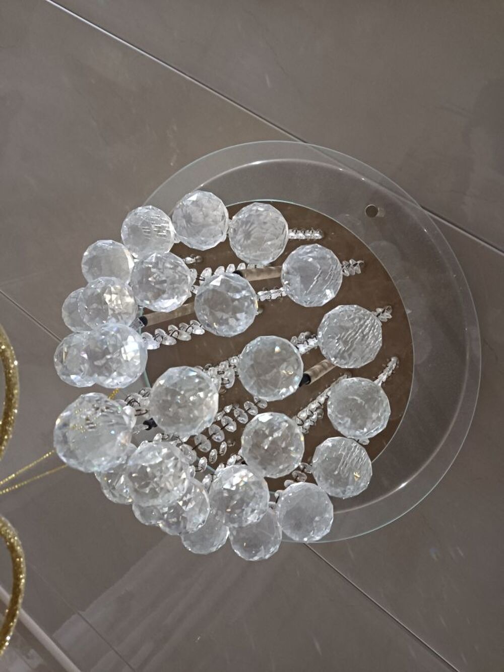 plafonnier lustre cristal Dcoration