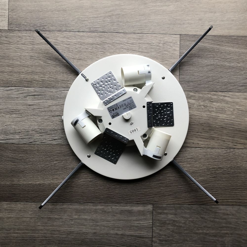 Plafonnier en verre rond diam&egrave;tre 50 cm CALYPSO IKEA Décoration