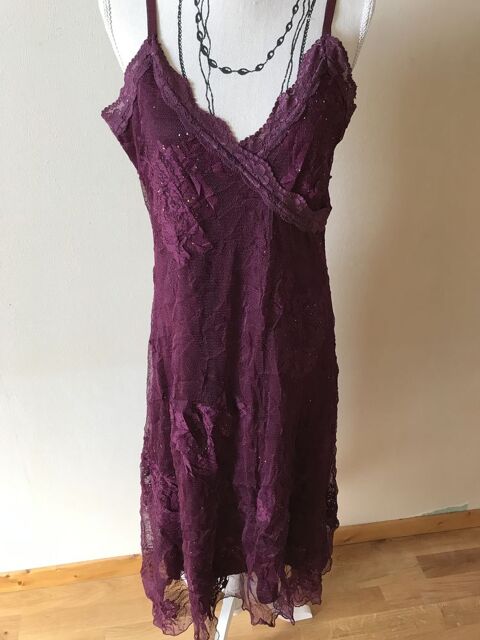 Robe légère GRENAT Dentelle  taille 38/40 10 Saint-Genis-Laval (69)