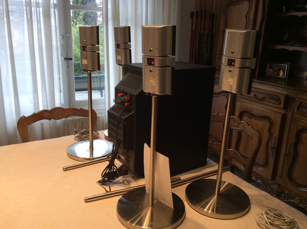 AMPLI SUBWOOFER HOME CINEMA PIONNER et ses 4 Enceintes Audio et hifi