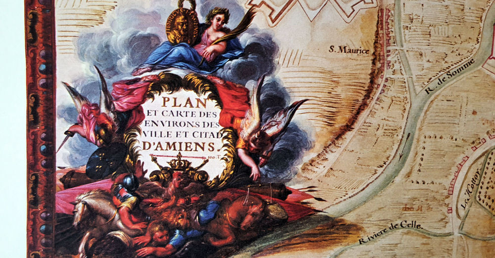 20 planches d'un Atlas manuscrit de Louis XIV de Jacques VAN 