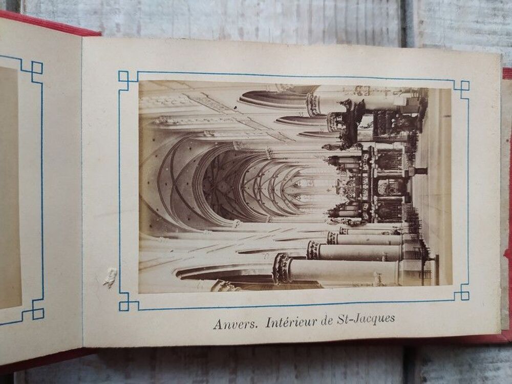 Anvers Album 12 Photographies Albumin&eacute;es XIX&egrave;me&nbsp; 