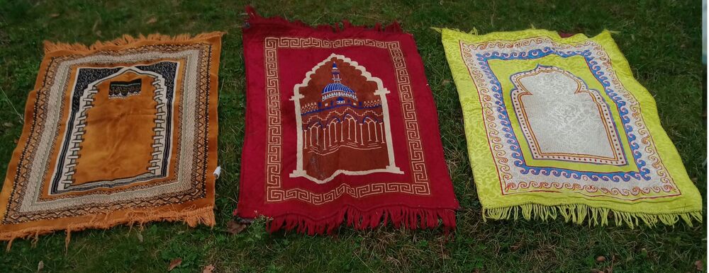 3 tapis de pri&egrave;re Décoration
