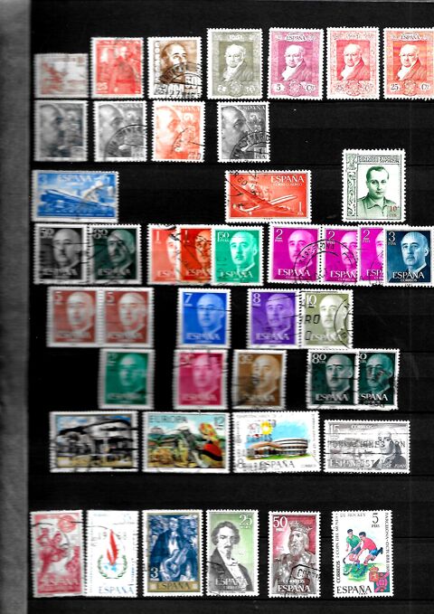 Timbres d'ESPAGNE 0 Mulhouse (68)
