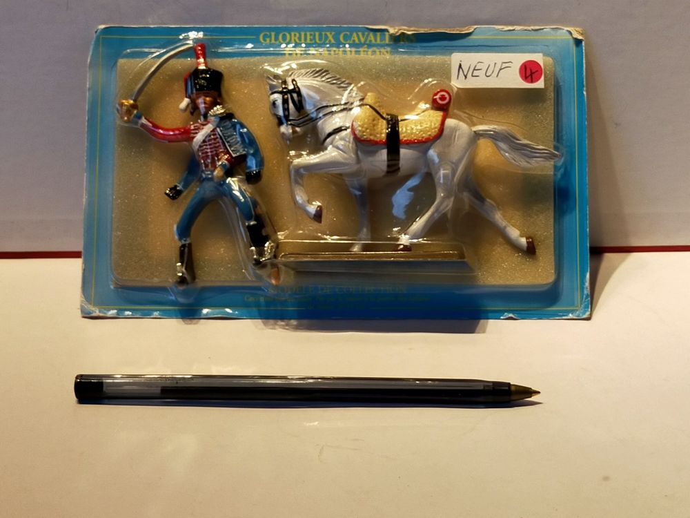 Soldat plomb glorieux cavalier de Napol&eacute;on
