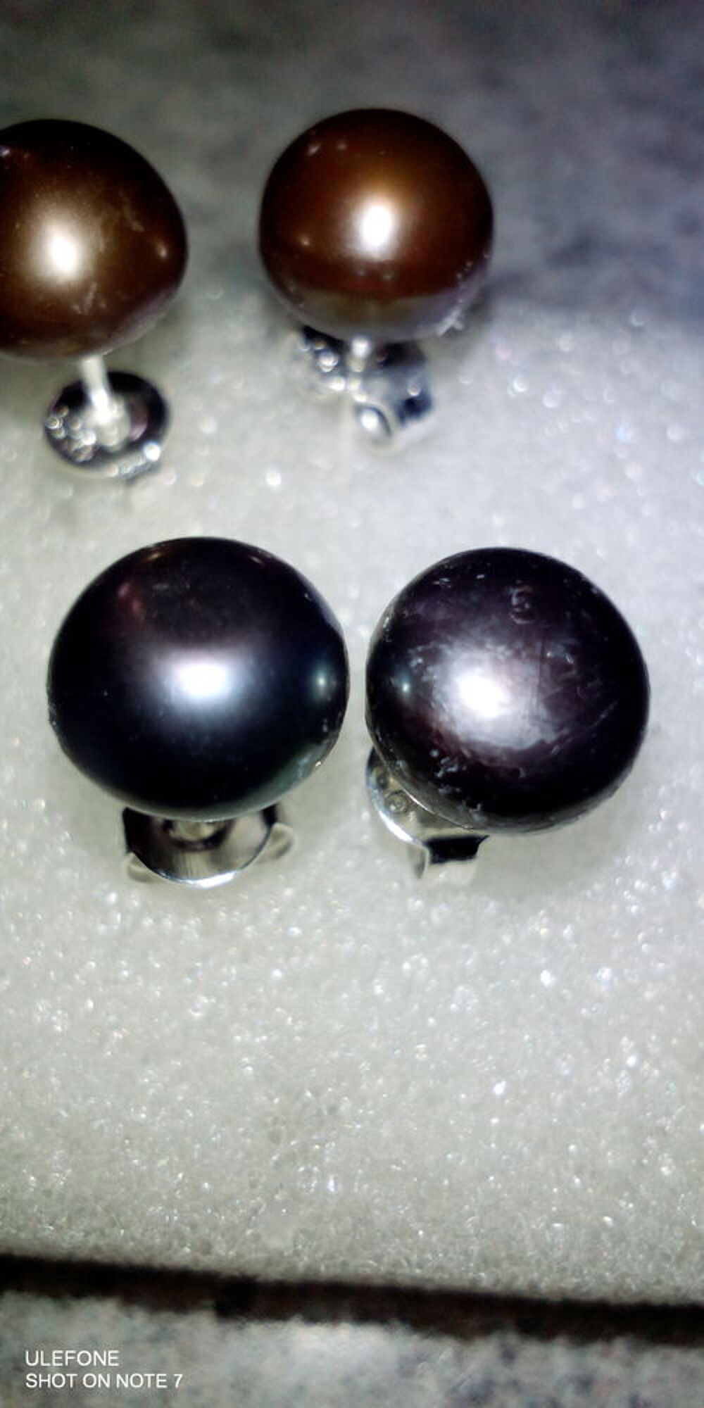 boucles d'oreilles perles de taihti Bijoux et montres