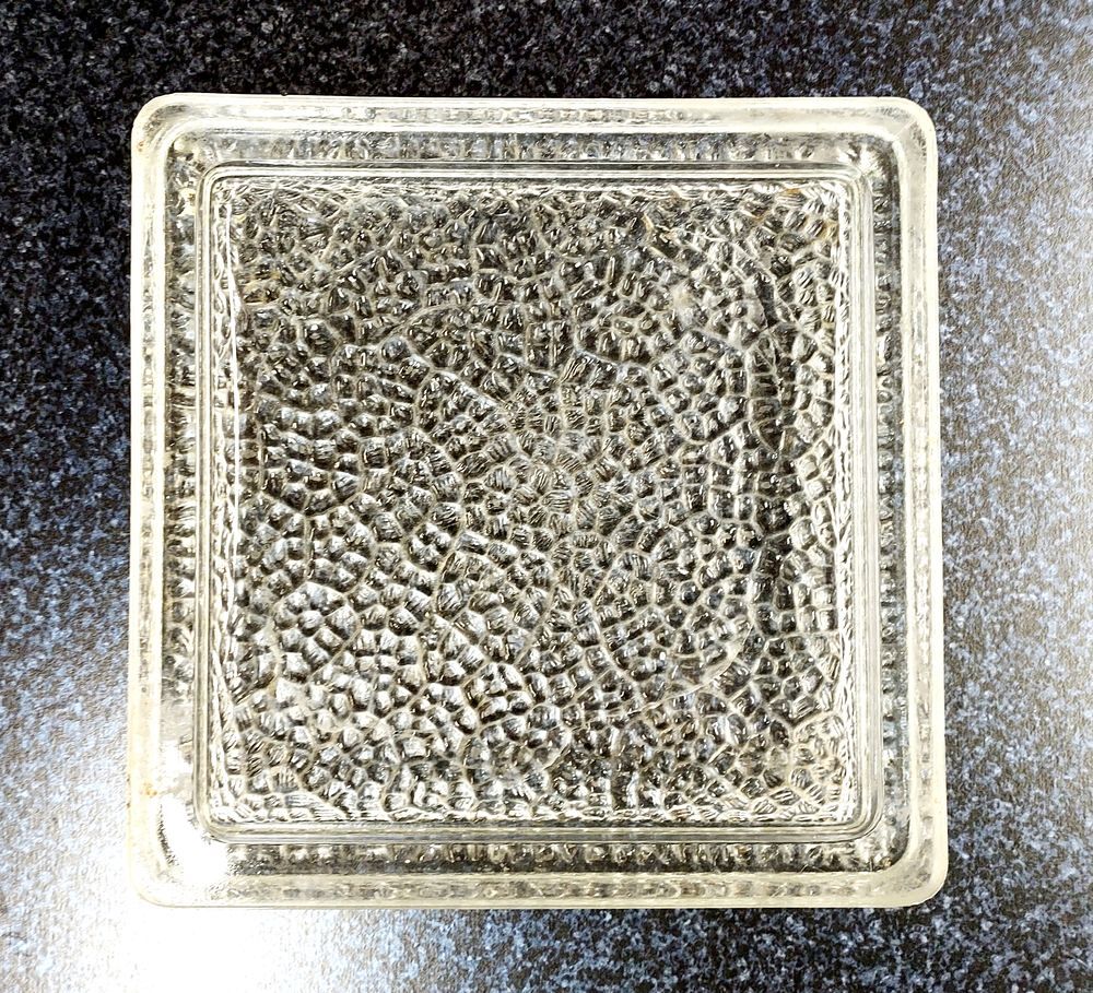 Brique de verre 20x20x3cm Bricolage