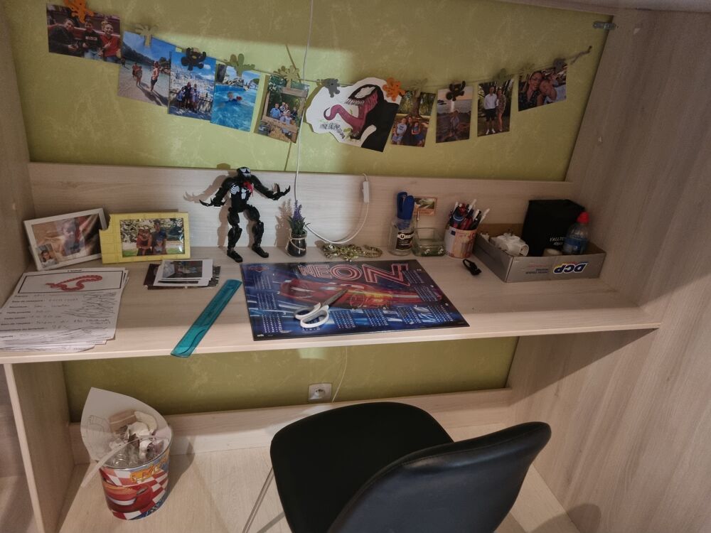 Lit en hauteur 1 personne Meubles