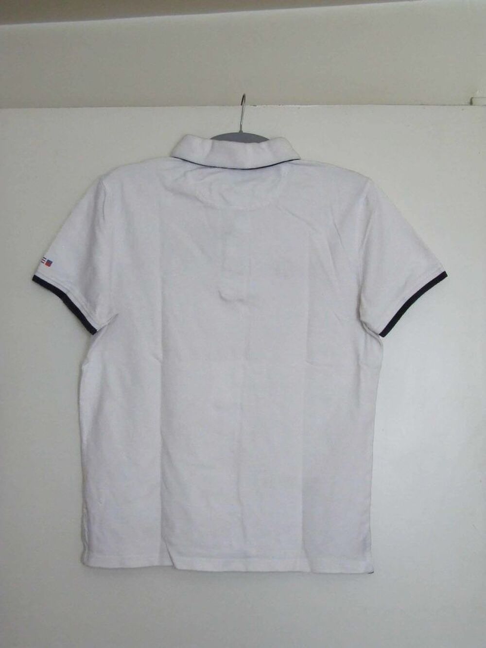 Polo manches courtes, BRICE, Blanc, Taille L, TBE Vêtements