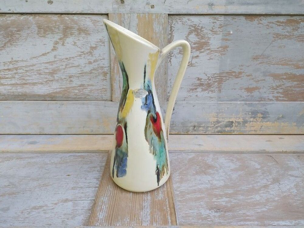 Vase Pichet C&eacute;ramique Vintage Jasba West Germany Décoration