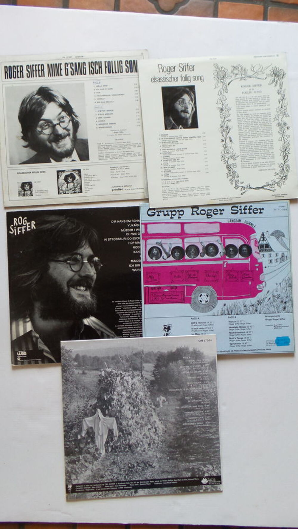 vinyles de Roger SIFFER
CD et vinyles