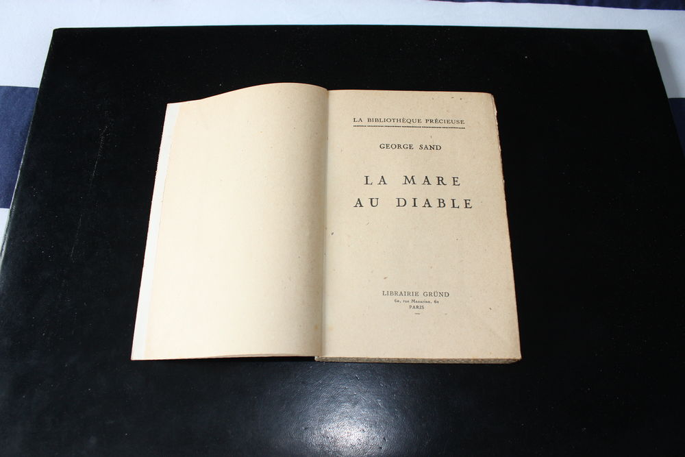 LA MARE AU DIABLE+2CONTES-GEORGE SAND-Livre Ancien 1938 Livres et BD
