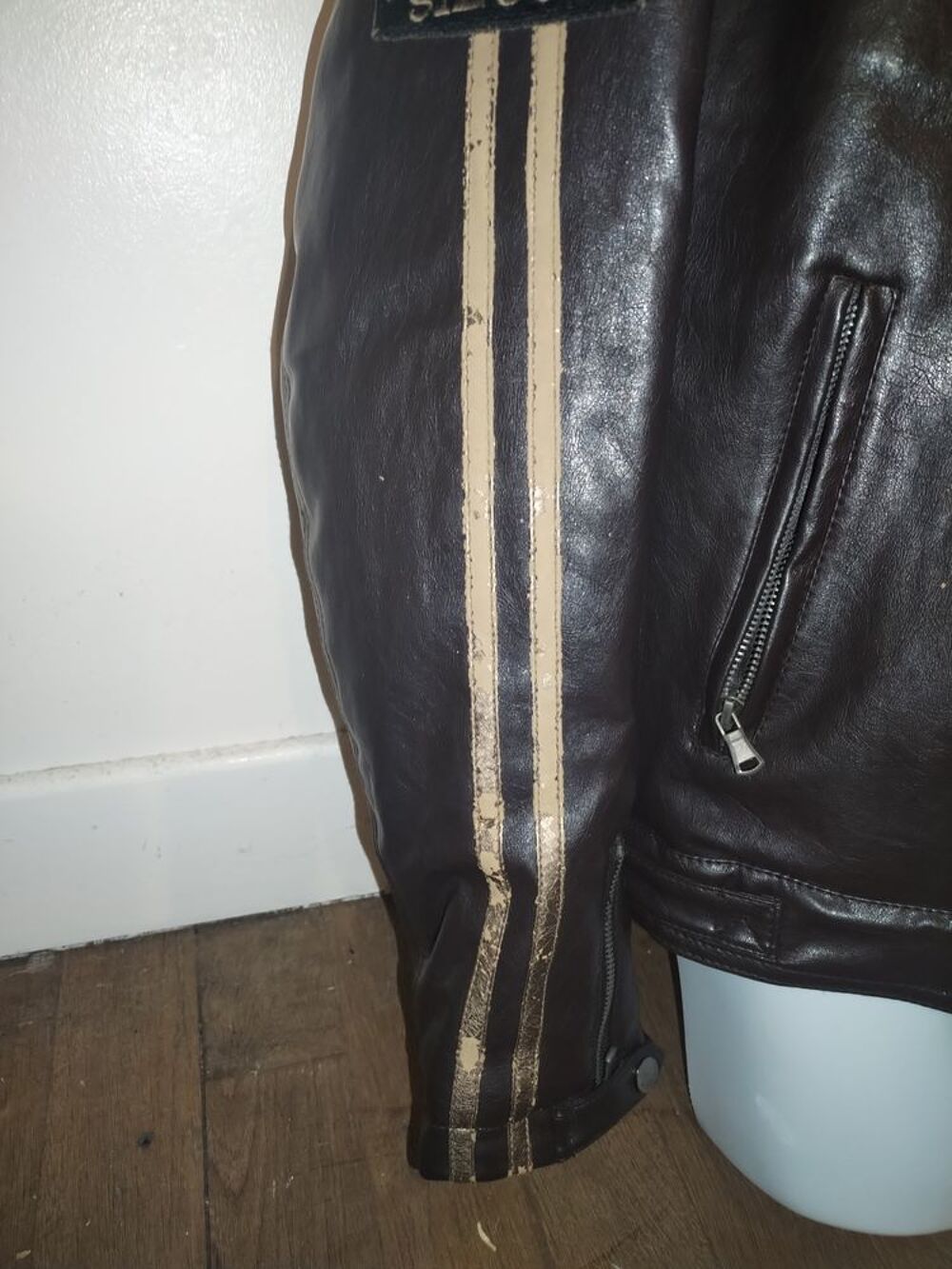 Blouson simili cuir LONDONER (Taille L) Vêtements