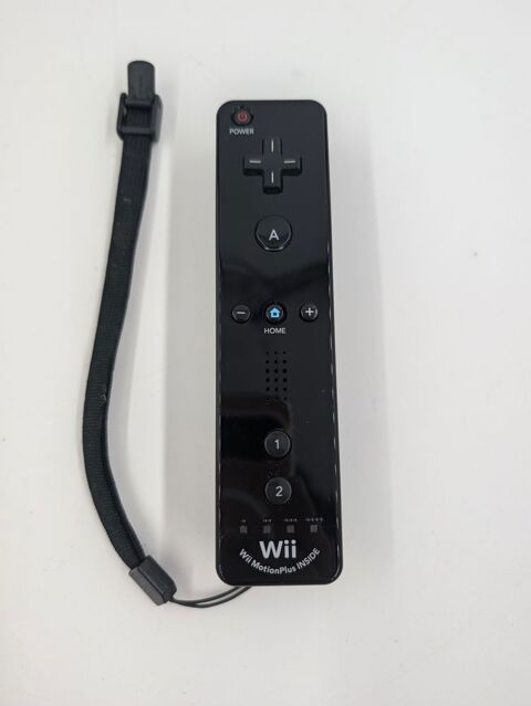 Accessoire Nintendo Wii manette noire avec Wii Motion Plus 13 Vulbens (74)