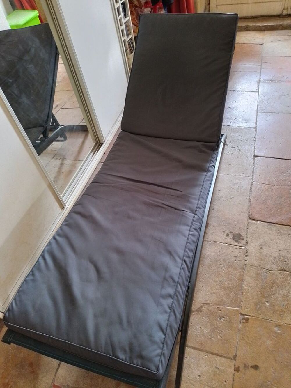 transat avec roues neuves +/- coussin en option Jardin