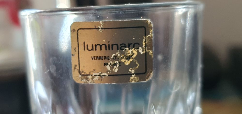 Ensemble de 39 Verres &agrave; pied Luminarc Décoration