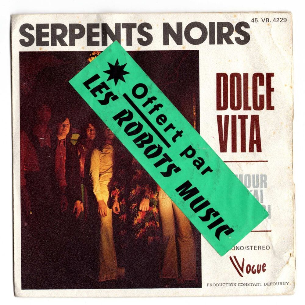 SP SERPENTS NOIRS : Dolce Vita - Vogue 45. VB. 4229 CD et vinyles