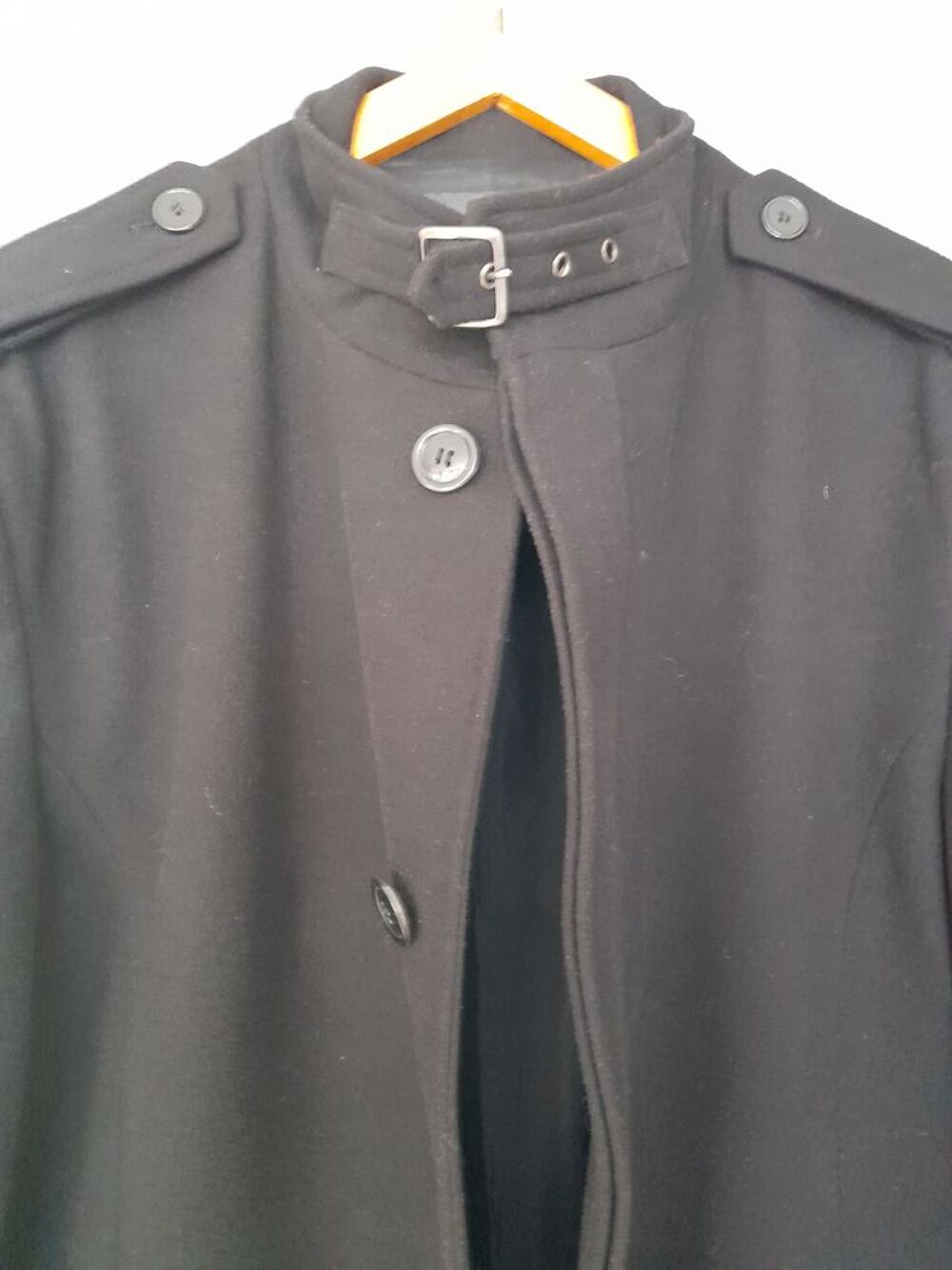 manteau noir homme Vêtements