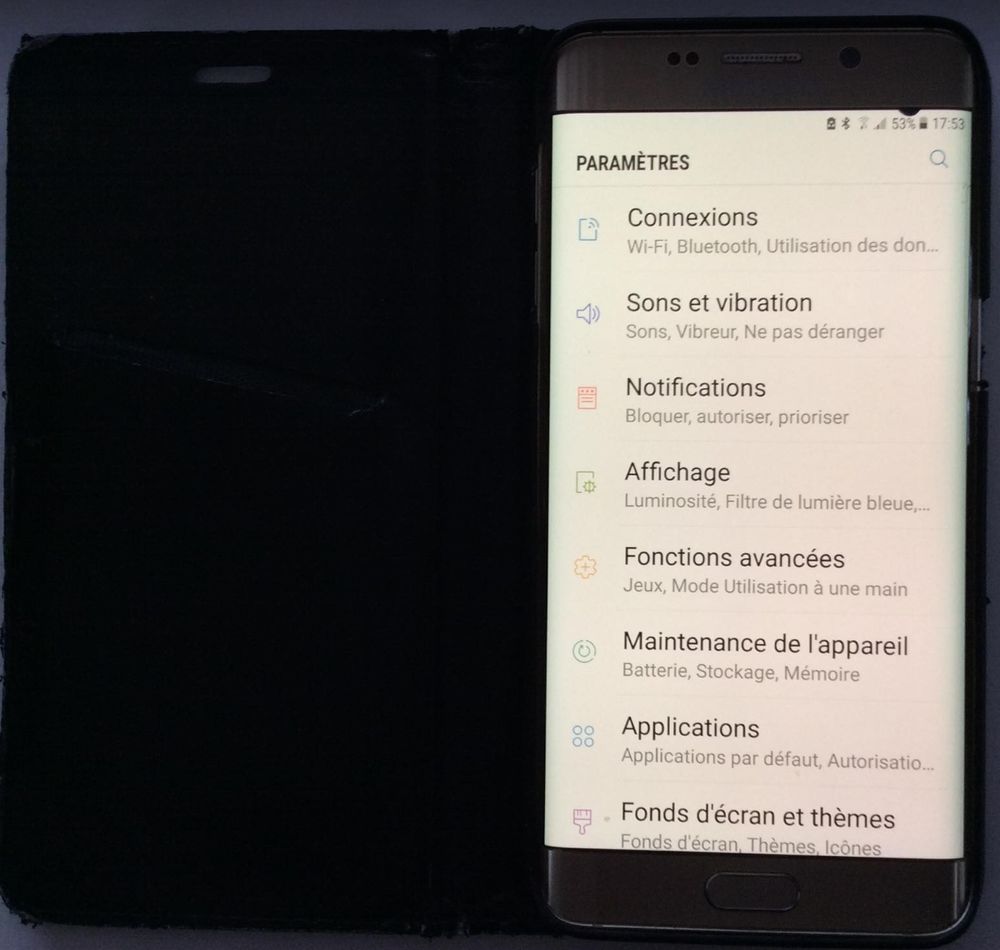 TRES BEL APPAREIL . PORTABLE SAMSUNG S6 EDGE Tlphones et tablettes