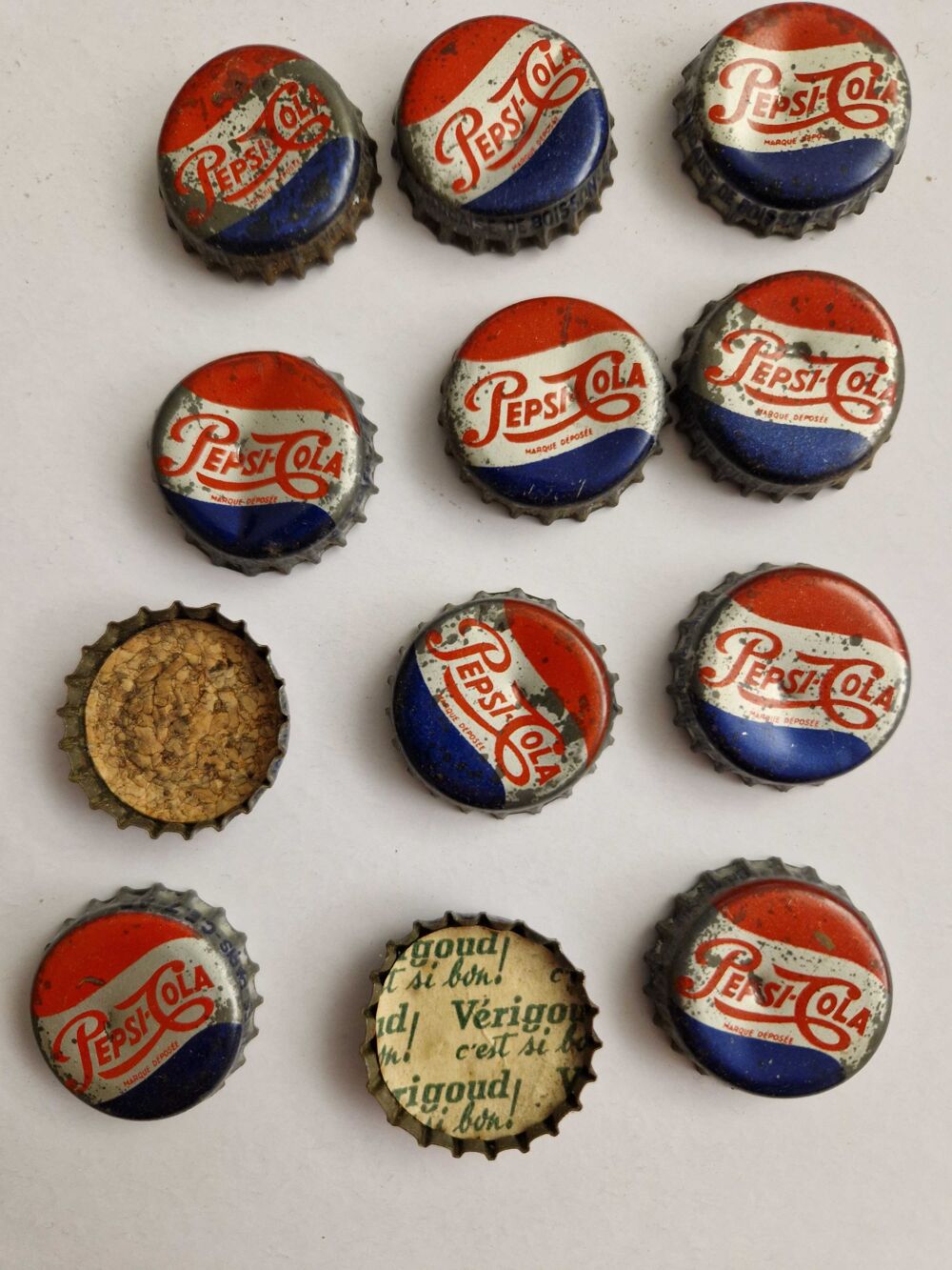 capsules Pepsi Cola anciennes 