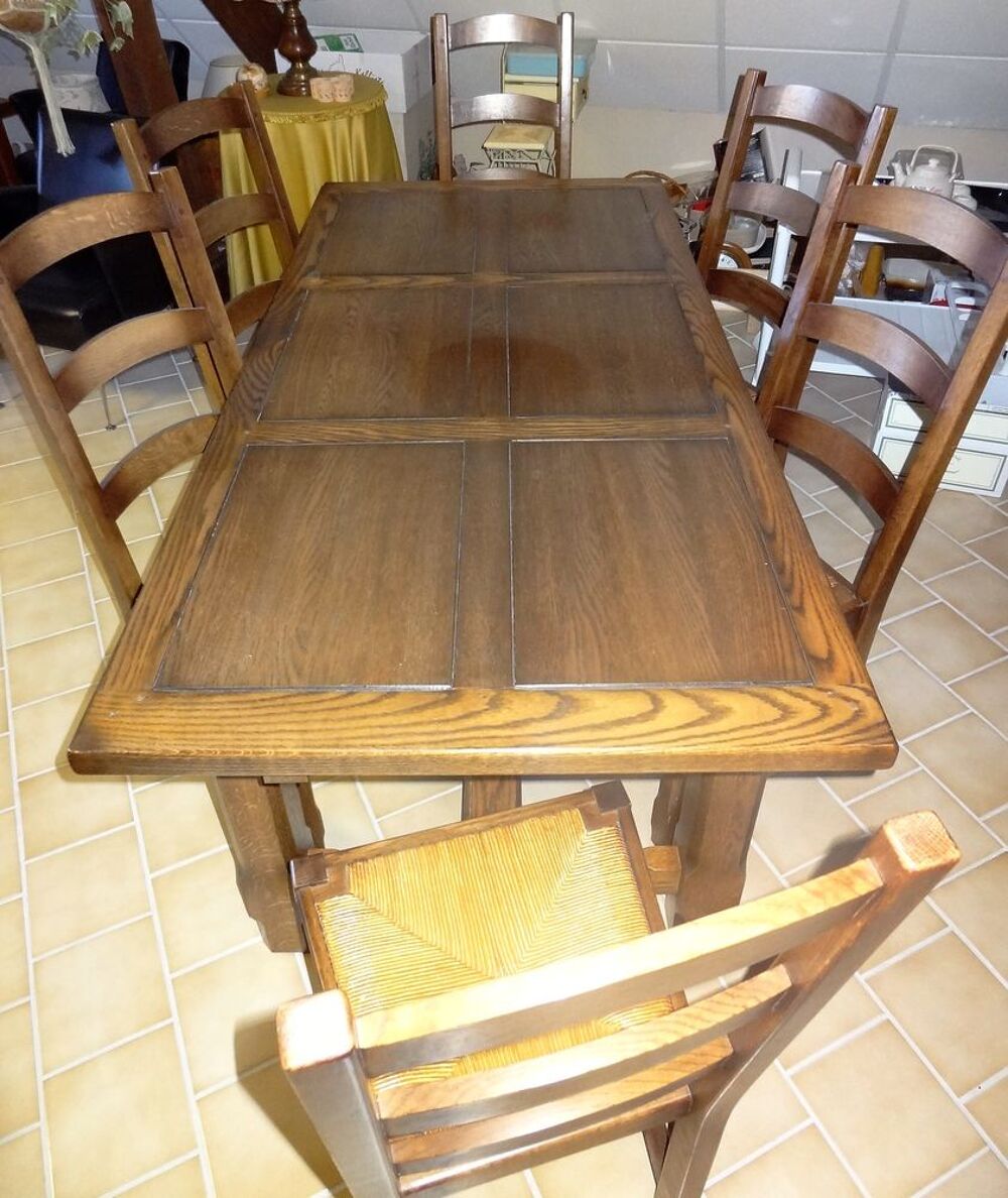 Salle &agrave; manger ch&ecirc;ne massif Meubles