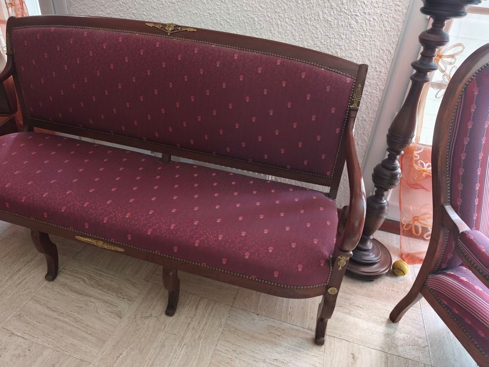 Banquette Empire r&eacute;nov&eacute;e Meubles