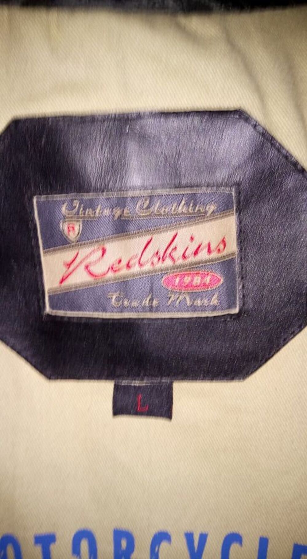 Blouson / Veste REDSKINS MOTORS en cuir taille L vintage Vêtements