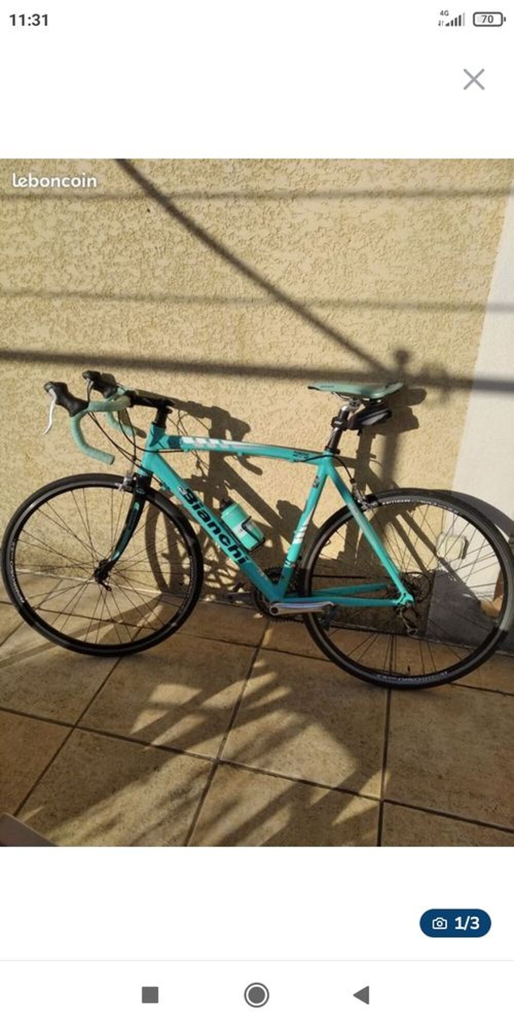 V&eacute;lo de route Bianchi Via Nirone Vélos