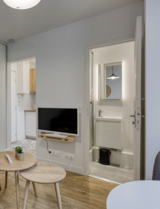  Appartement � louer 1 pi�ce 14 m� Paris